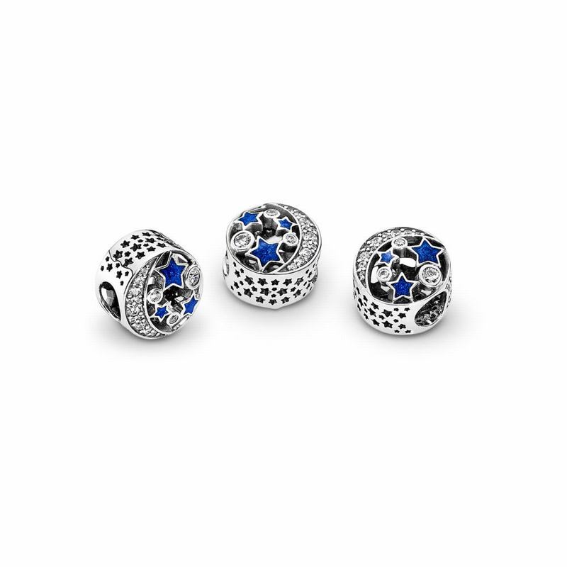 Pandora Australia Sparkling Night Sky Charm - Sterling Silver | GIWDPZ309